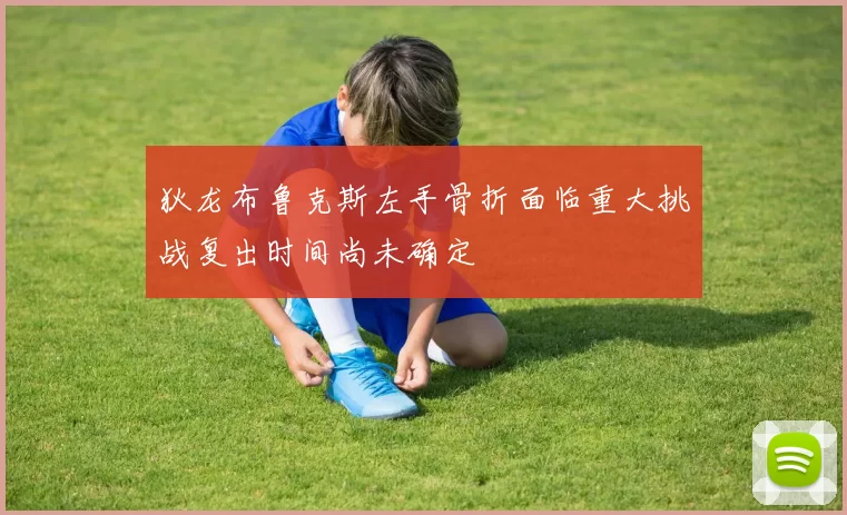 狄龙布鲁克斯左手骨折面临重大挑战复出时间尚未确定